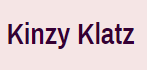 Kinzy Klatz Coupons