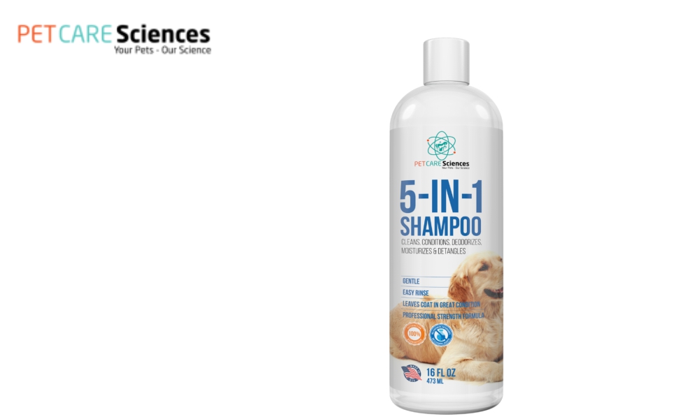 PET CARE Sciences 5-in-1 Dog Shampoo - Best shampoo for dogs 