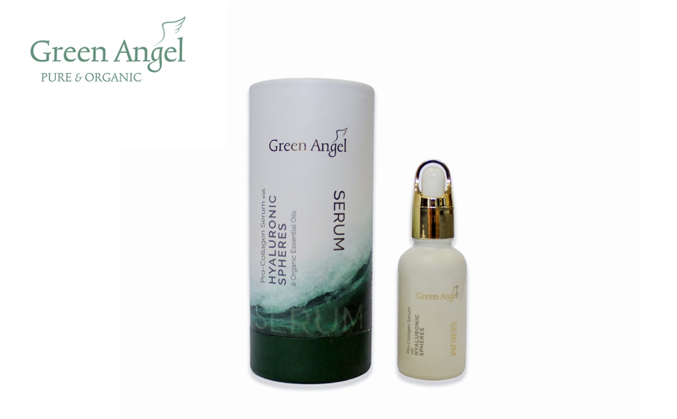 Green Angel-Pro-Collagen Serum with Hyaluronic Spheres- best Collagen to prevent aging