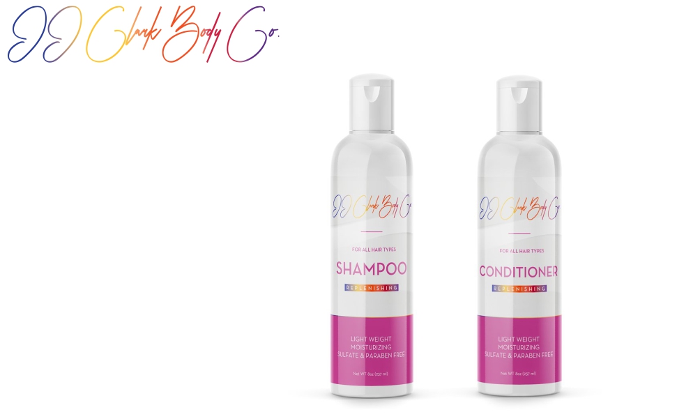 JJ Clark Body Co Replenishing Shampoo - Leading Shampoo for Hair Damage