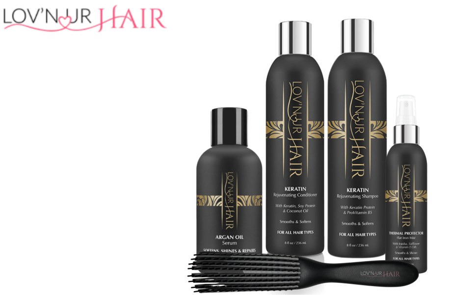 Lov'n Ur Hair Keratin Rejuvenating Shampoo - Finest Shampoo For Shiny Hair