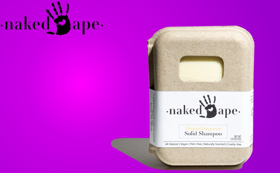 Naked Ape Solid Shampoo - Best Shampoo For Volumizing Your Hair