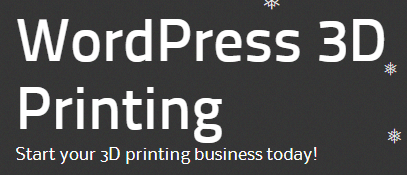 WordPress 3D Printing Coupons