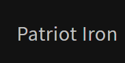 Patriot Iron Coupons