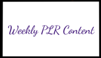 Weekly PLR Coupons