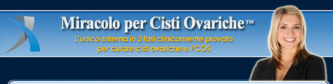 Miracolo per Cisti Ovariche Coupons